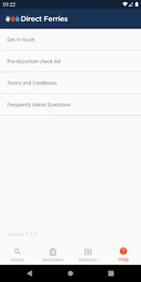 Direct Ferries android App screenshot 0